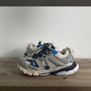 Balenciaga Kids Sneakers in Blue and White